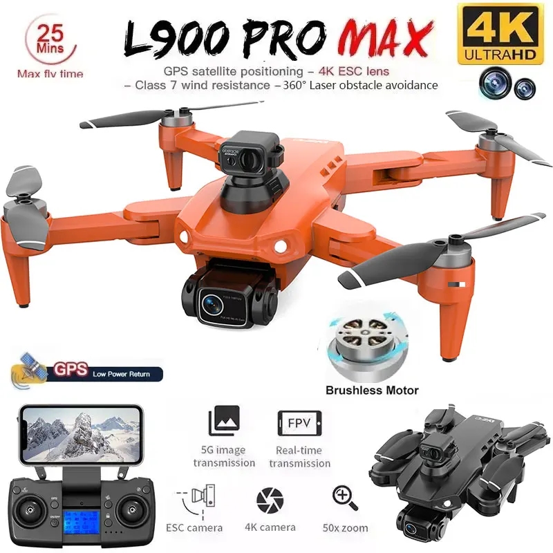 Drone Camera Professional - L900 Pro MAX GPS 드론 4K