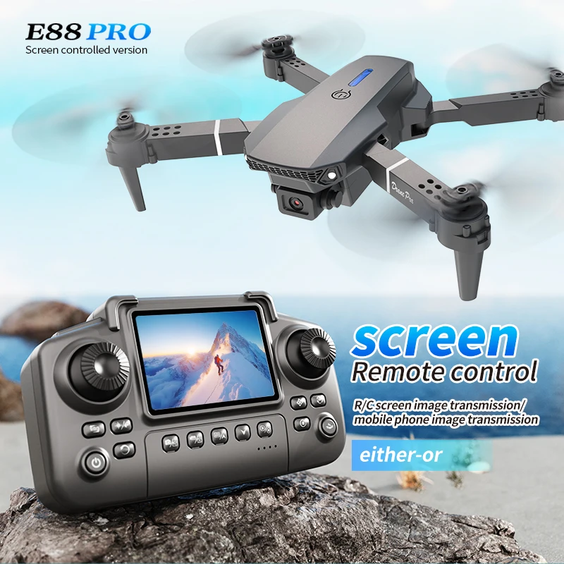 Drone Camera Professional - 전문 E88 프로 드론 스크린 8K