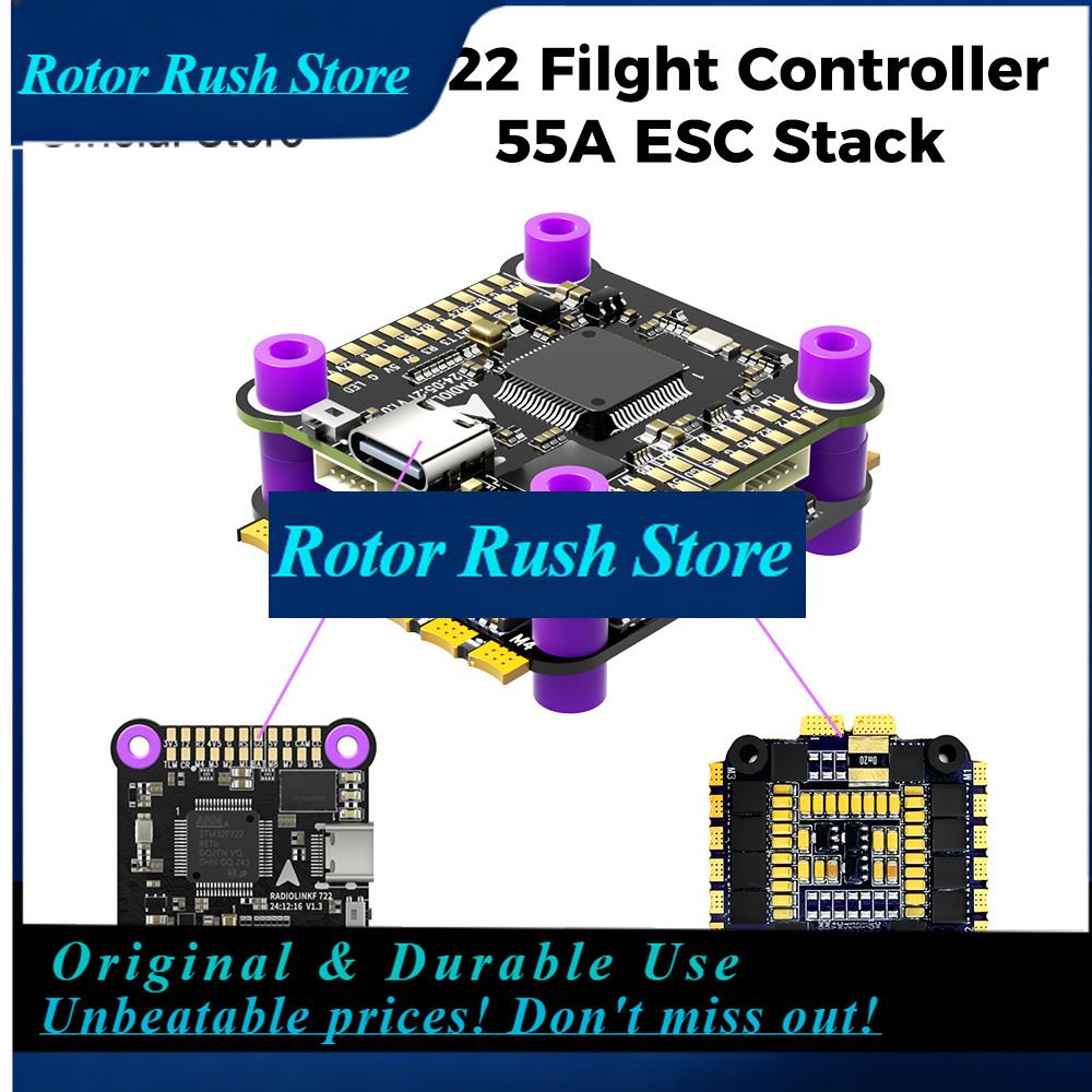 RoRusRadiolink F722 비행 컨트롤러 스택 - Betaflight Fc F7 리뷰 및 가격