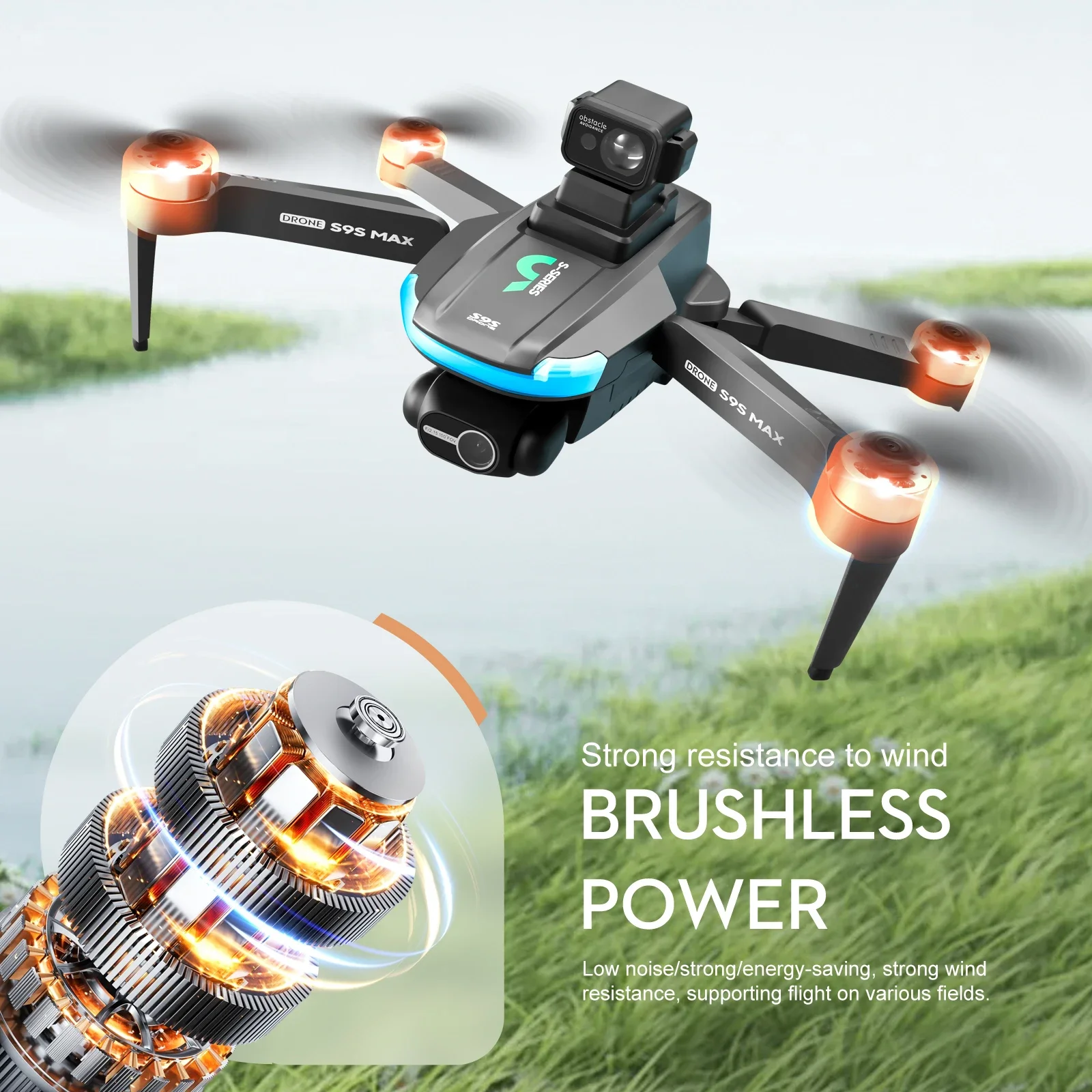 새로운 S9S MAX 미니 드론 4K 2축 PTZ HD - Drone Camera With Gimbal 리뷰 및 가격