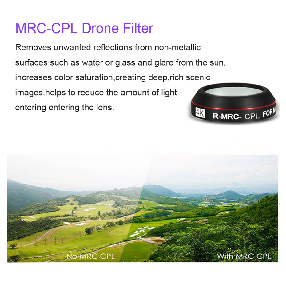 DJI Mavic Pro CPL UV STAR ND 4 - Drone Camera Filter 리뷰 및 가격
